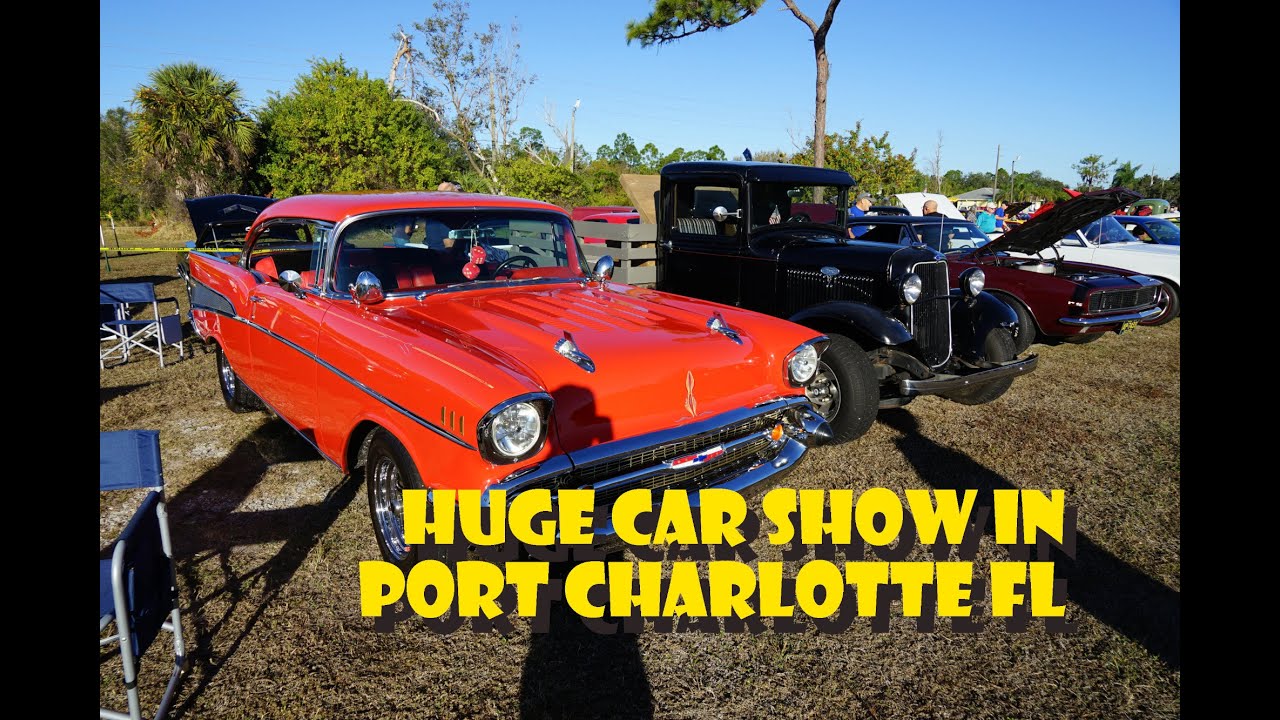 HUGE CAR SHOW IN PORT CHARLOTTE FLORIDA 1/10/2026