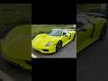Porsche 918 Spider 4.6L V8 887Hp $2,000,000 million dollars