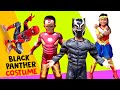 Kostum Black Panther | Drama Superhero Muscle Suits Costume Cosplay