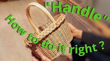 How to make a basket handle