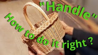 How to make a basket handle