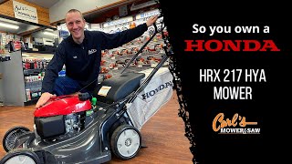 So You Own A... Honda HRX 217 HYA Mower The Best of the Best