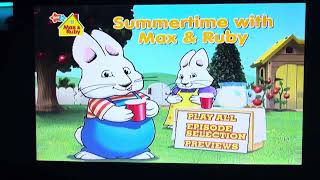 Opening To Max & Ruby Summertime With Max & Ruby 2007 DVD