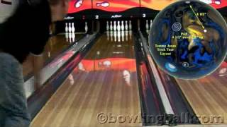 Ebonite Magic Bowling Ball Reaction Video