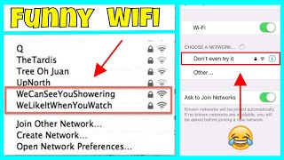 The Funniest Wifi Names