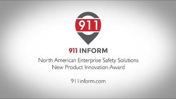 911inform II 2020 North American Enterprise Safety Solutions New Product Innovation Award