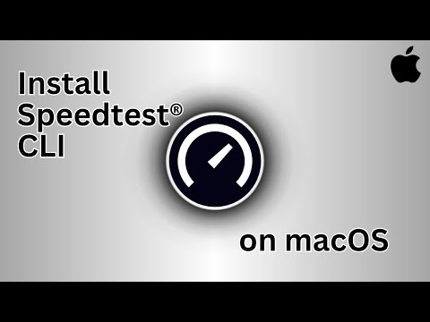 Install Speedtest® CLI on macOS  | 2023