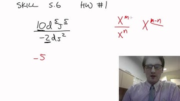 Dividing Polynomials Skill 5.6 HW #1