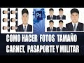 ► COMO HACER FOTOS TAMAÑO CARNET PASAPORTE Y MILITAR CON TERNO EN PHOTOSHOP ✅(2019) [FUNCIONA]😱