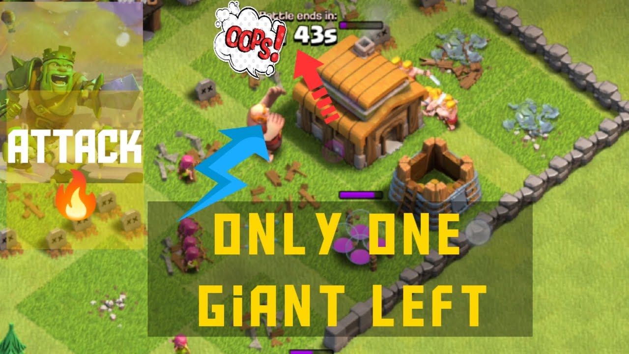 attack by giants in clash of clans ⚔️ by Mr john - YouTube