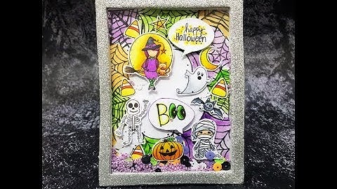 ScrappyScrappy - Shadow Box Shaker Card