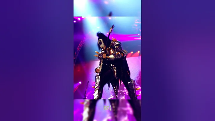 Gene Simmons is amazing #genesimmons #paulstanley #kiss #kissband #deepriff