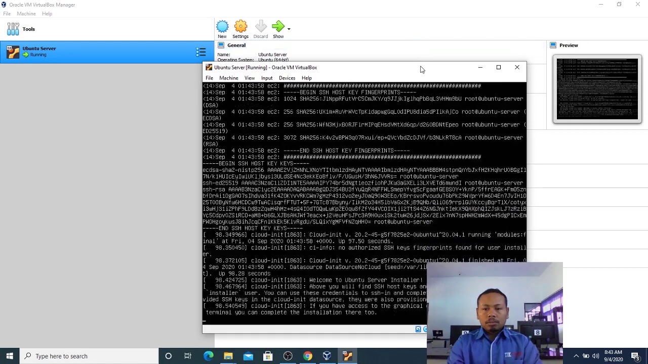 Cara Install Linux Ubuntu Server 20.04.1 LTS - YouTube