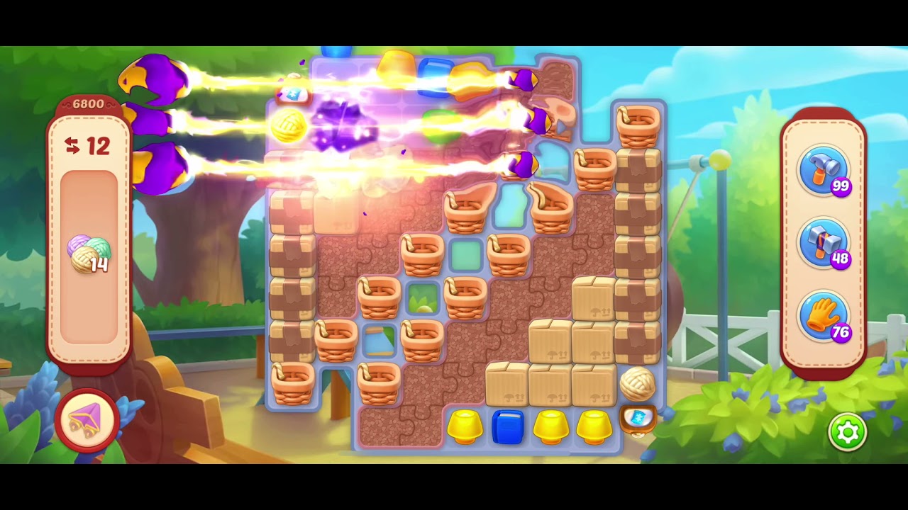 Homescapes Level 6800 夢幻家園 第6800關- No boosters