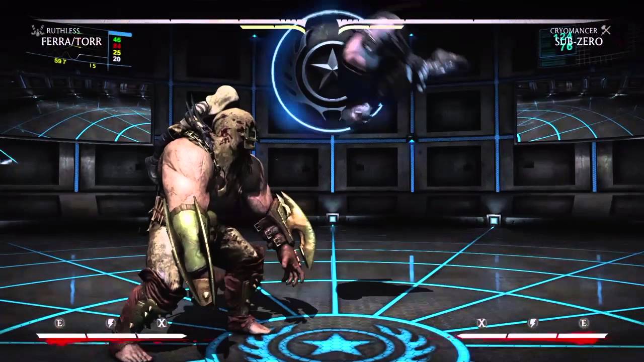 Mortal Kombat XL: Ferra/Torr Air to Air conversion video (Ruthless)