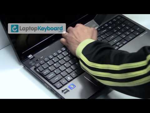 Acer Aspire 5536 7740 5251 Laptop Keyboard Installation Replacement  Guide - Remove Replace Install