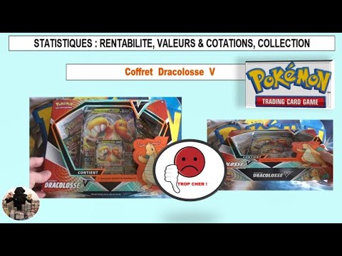 Statistics and profitability of the opening of the Dracolosse V box, Pokemon cards