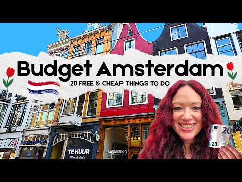 Budget Amsterdam | Top 20 Free & Cheap Things to do 2026 🌷 Travel Tips & Guide