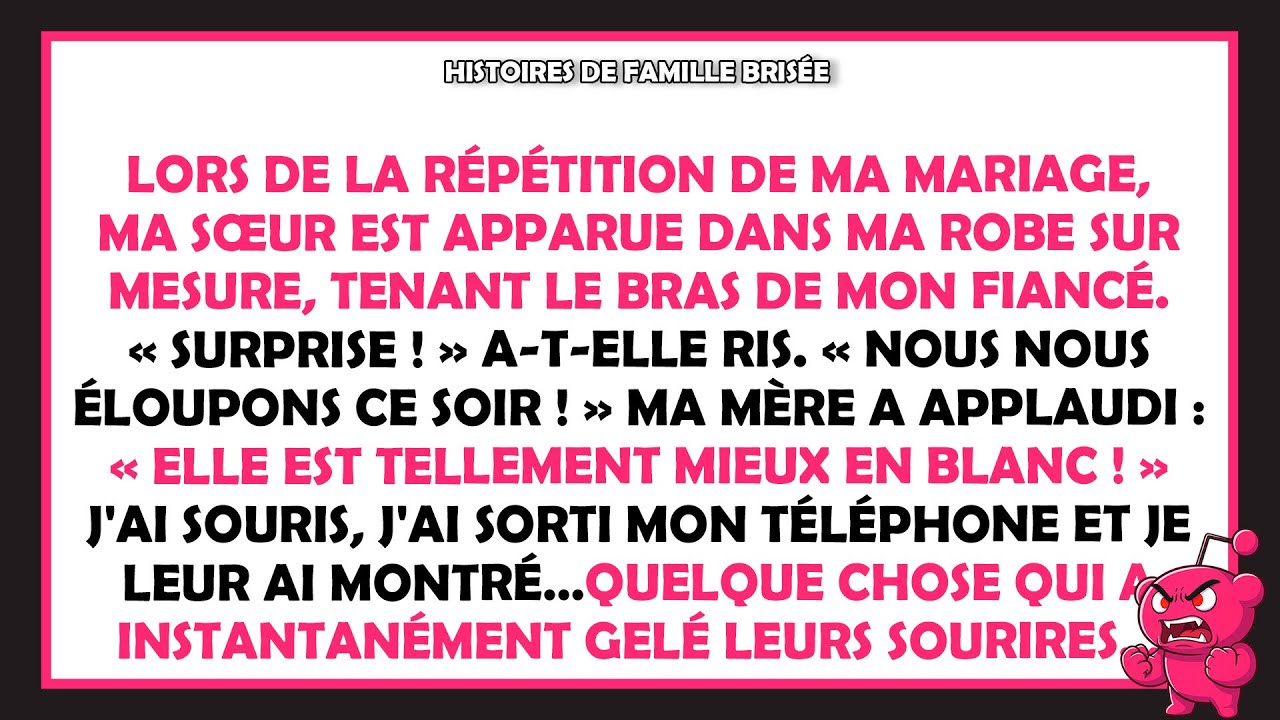 J'ai surpris ma sœur en robe de mariée avec mon fiancé — ma réaction a choqué tout le monde.