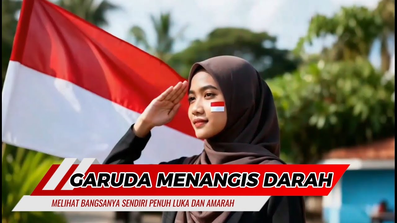 GARUDA MENANGIS D4R4H- Melihat Anak Bangsa Terluka Penuh Amarah// Lagu Kritik Sosial 