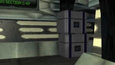 Space ship command room and engine room fly through