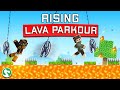 I played rising lava parkour in minecraft#infinitydeather