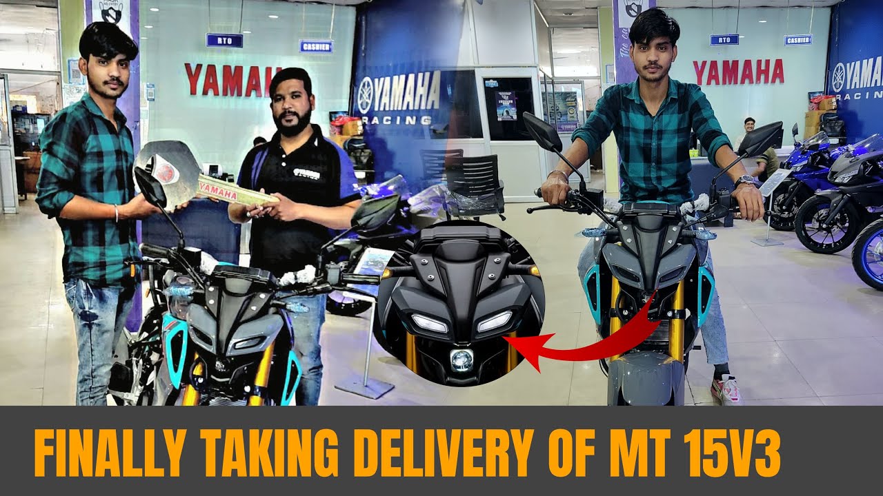 2023 Yamaha MT-15 FINALLY TAKING DELIVERY OF MT 15V3 BS6#mt15 #vairl #bike #rider #yamaha