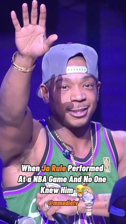 When Ja Rule Performed At a NBA Game 😂😂
