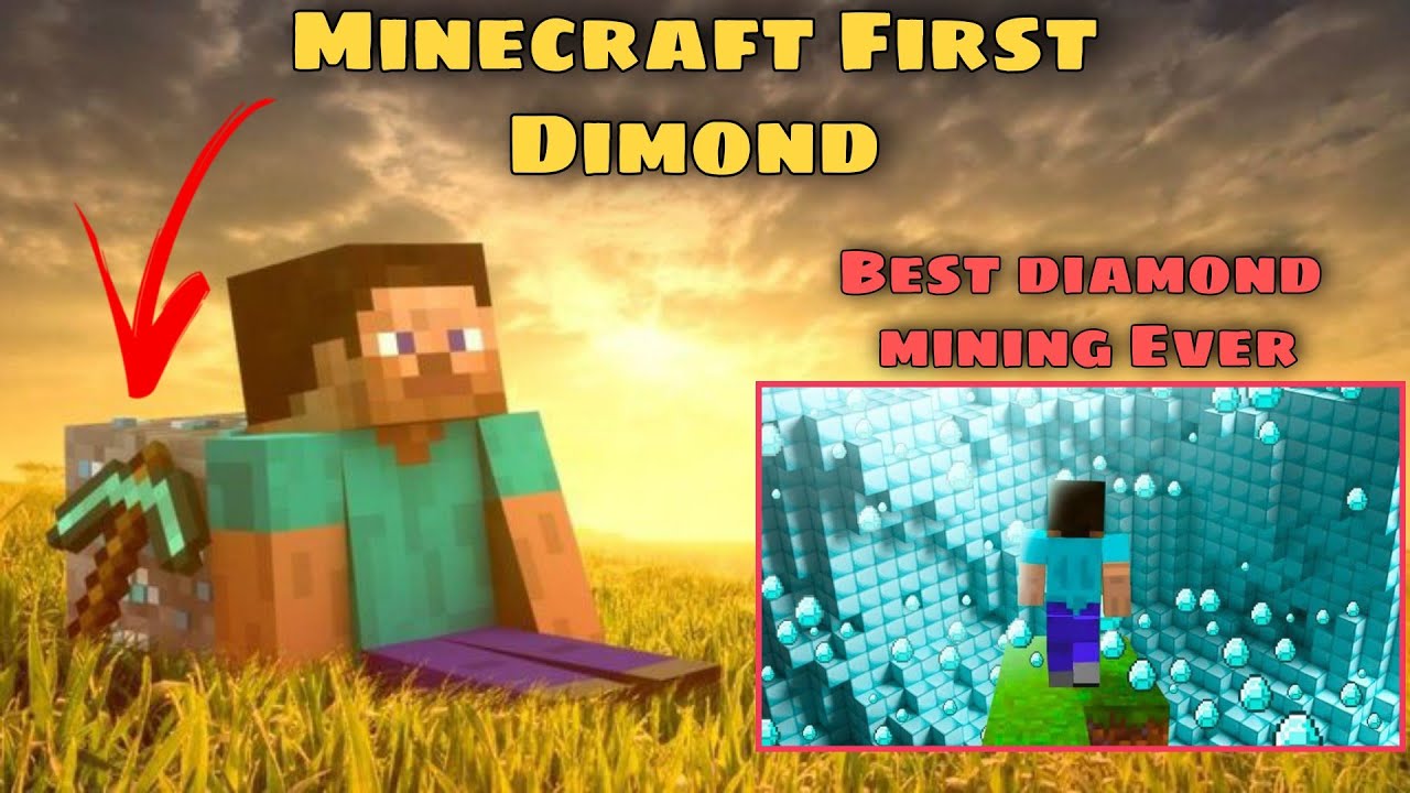 First DIAMOND In minecraft World 💎 | Minecraft hindi survival gameplay ...