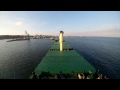Time-lapse HD: Швартовка судна, порт Мариуполь, Украина