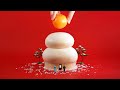 鏡餅を雪の積もった家に見立てる|Making of “Rice Cake House”
