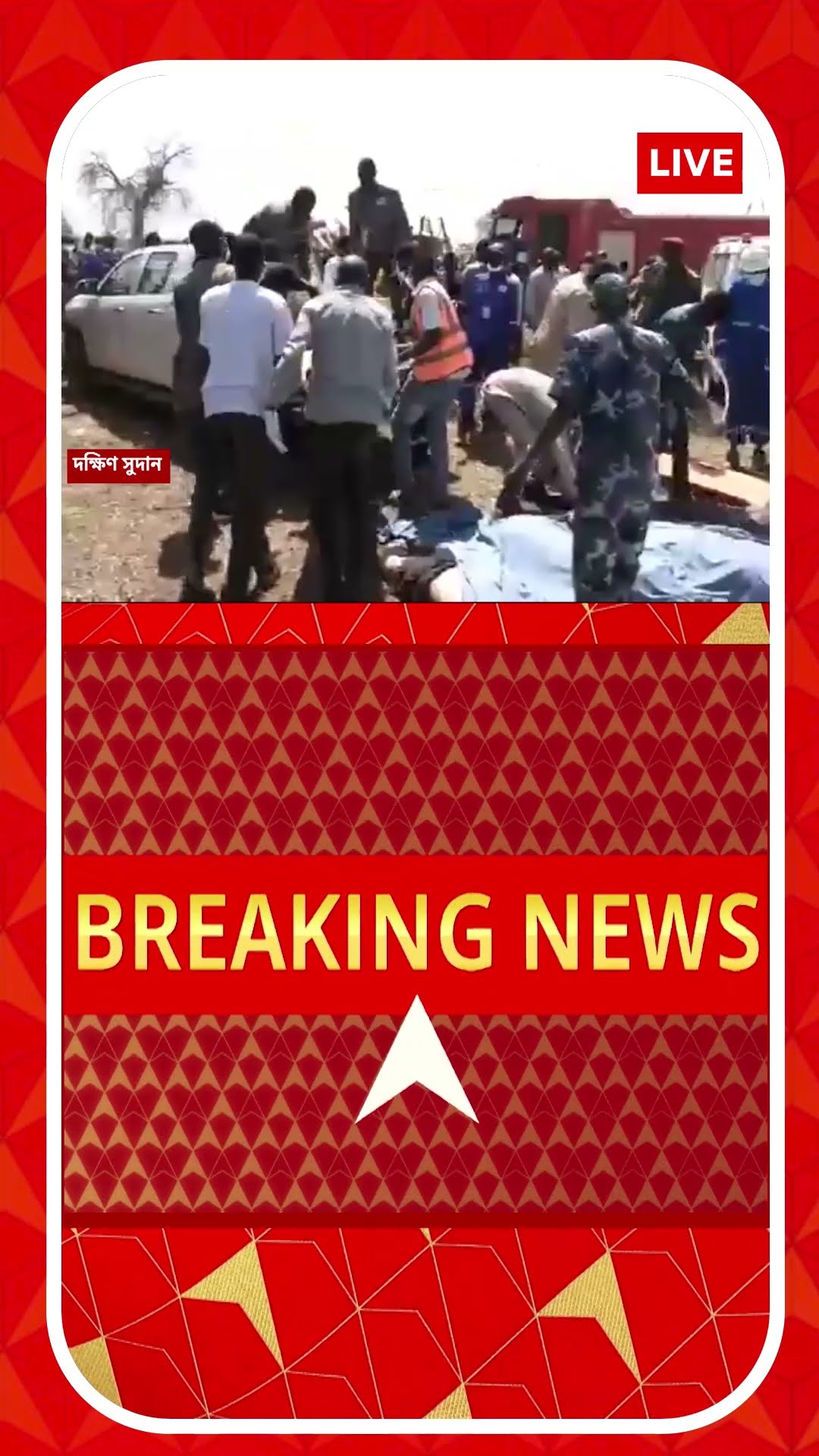 দক্ষিণ সুদানে ভয়াবহ বিমান দুর্ঘটনা, ১ ভারতীয় সহ মৃত ২০