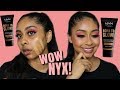 OMGAWD NYX BORN TO GLOW FOUNDATION! 6HR WEAR TEST!