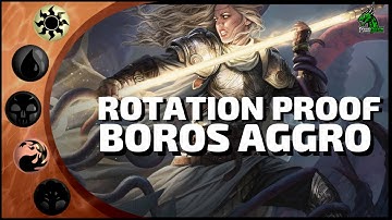 🔴⚪BOROS AGGRO is Rotation Proof  | Dominaria United Standard 2023 Deck MTG Arena BO1 Ranked