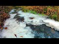 Calming Frozen Forest Stream. Relaxing Nature Sounds. (10 hours). White noise for sleeping.