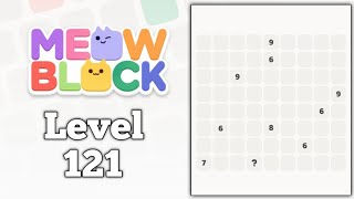 Meowblock Level 121 walkthrough solution