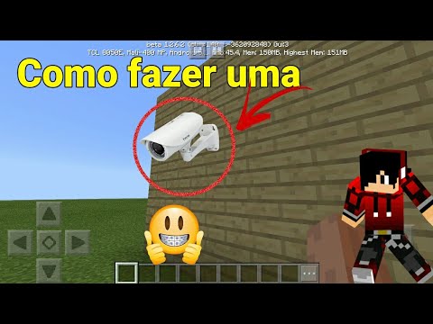 Como fazer uma câmara de segurança no minecraft. Sem mods - YouTube