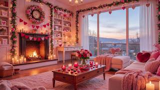 Cozy Valentine’s Fireplaces Ambience 💝 Soft Piano Dreams & Fireplace Ambience💘Happy Valentine's Day screenshot 3