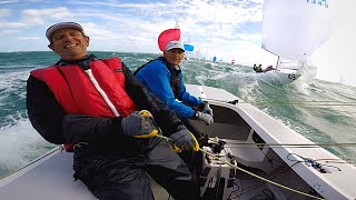 SUPER CROWDED Sailboat Race in Miami - Biscayne Bay Etchells