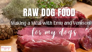 Making a Raw Meal for My Dogs with Emu and Huntaway Wild Venison #RawFeeding by Kimberly Gauthier, CPCN 124 views 1 month ago 1 minute, 18 seconds