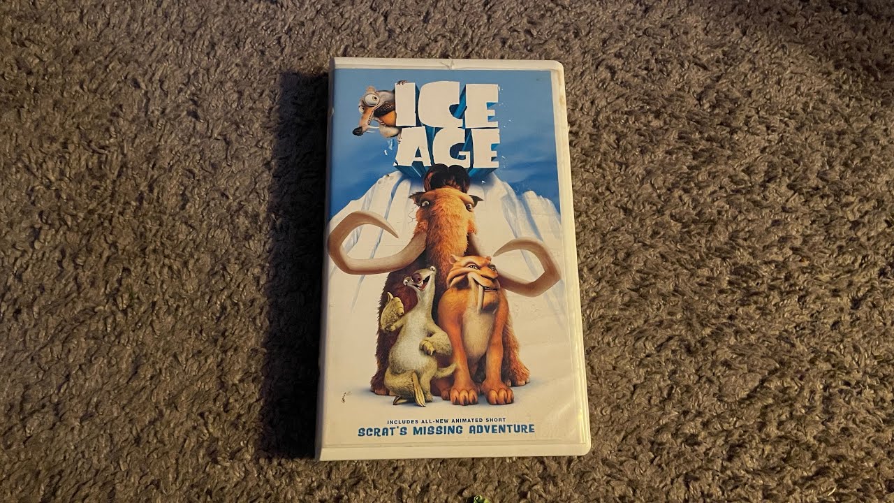 Opening To Ice Age (2002) USA VHS Widescreen Edition (PAL UK/Australian Edited Audio Version)