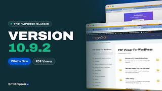 PDF Viewer For WordPress Version 10.9.2 Released | New Update for #TNcFlipbook