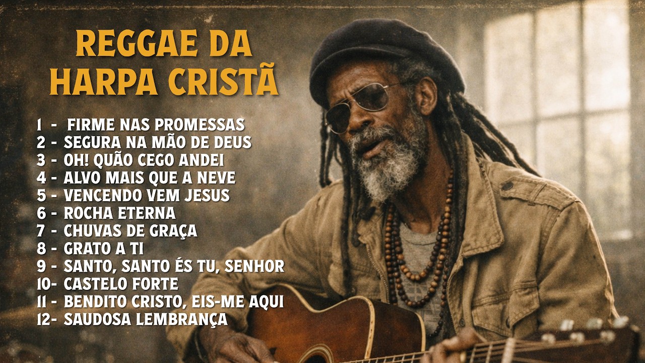 REGGAE DA HARPA CRISTÃ + 30 Minutos de músicas da harpa cristã em Reggae