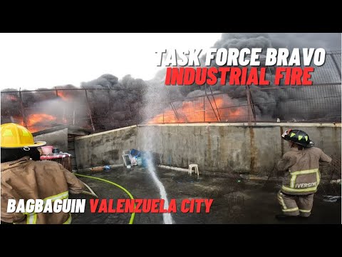 Task Force Bravo Industrial Fire @Bagbaguin Rd Paso De Blas Valenzuela | 9-29-23 | Iverson Volunteer