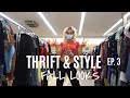 THRIFTING FALL LOOKS | Thrift & Style Ep. 3 (pt 1)