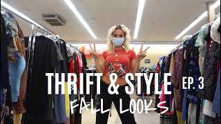THRIFTING FALL LOOKS | Thrift & Style Ep. 3 (pt 1)