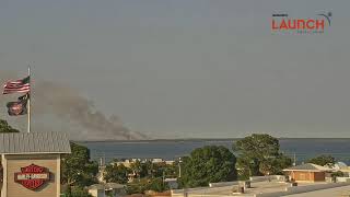 Lightning sparks 100+ acre wildfire in Merritt Island National Wildlife Refuge in Florida