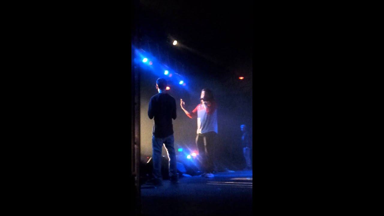 T.W.C. Crash-N Waka Flocka back stage, and got a smile of approval!!