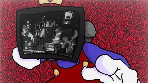 Fnf Marios madness V2 | Main Menu theme animation (w.i.p.)