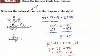 3 5 Parallel Lines and Triangles